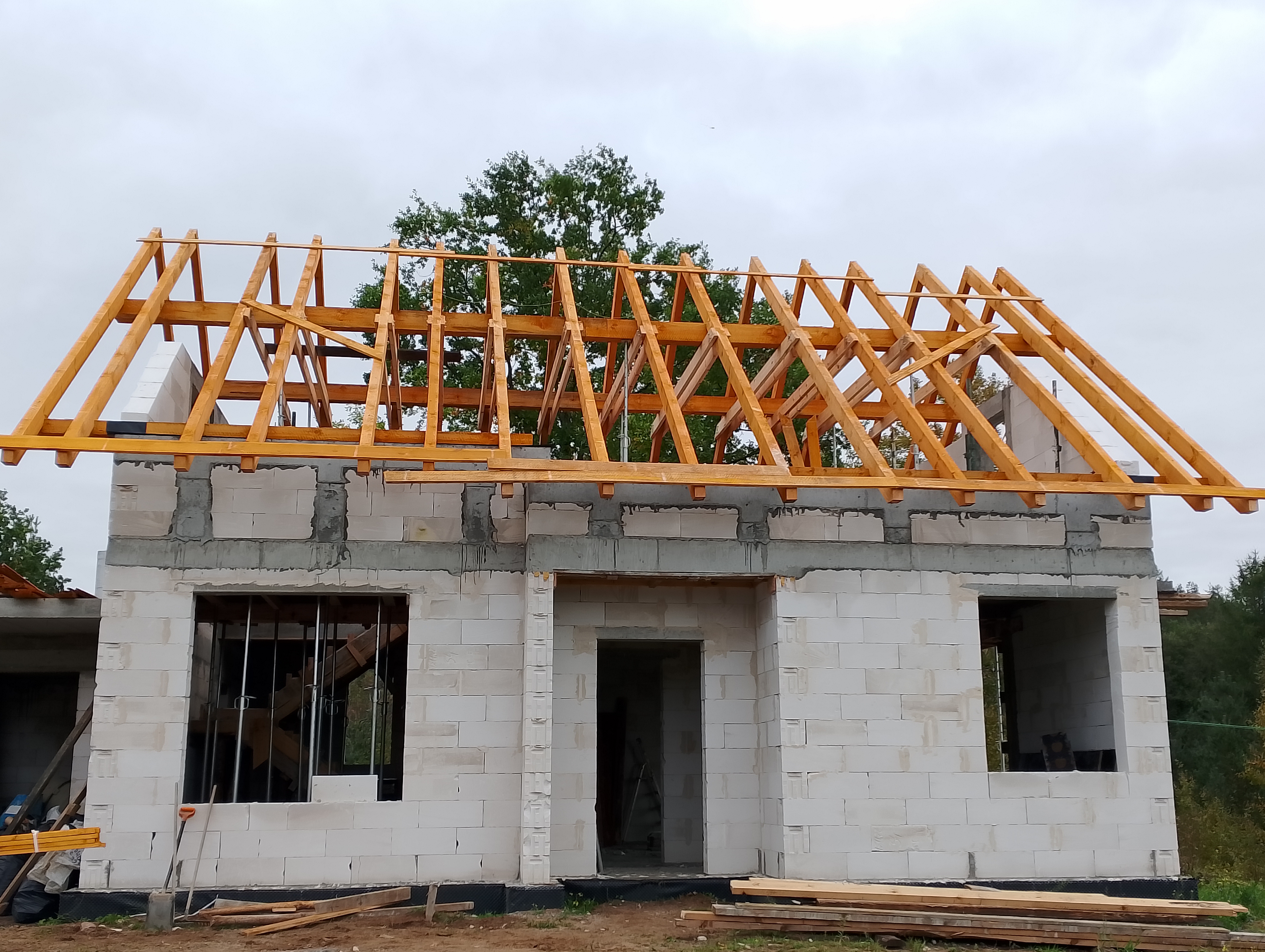 Ekologiczny dom w Sulęczynie - detal